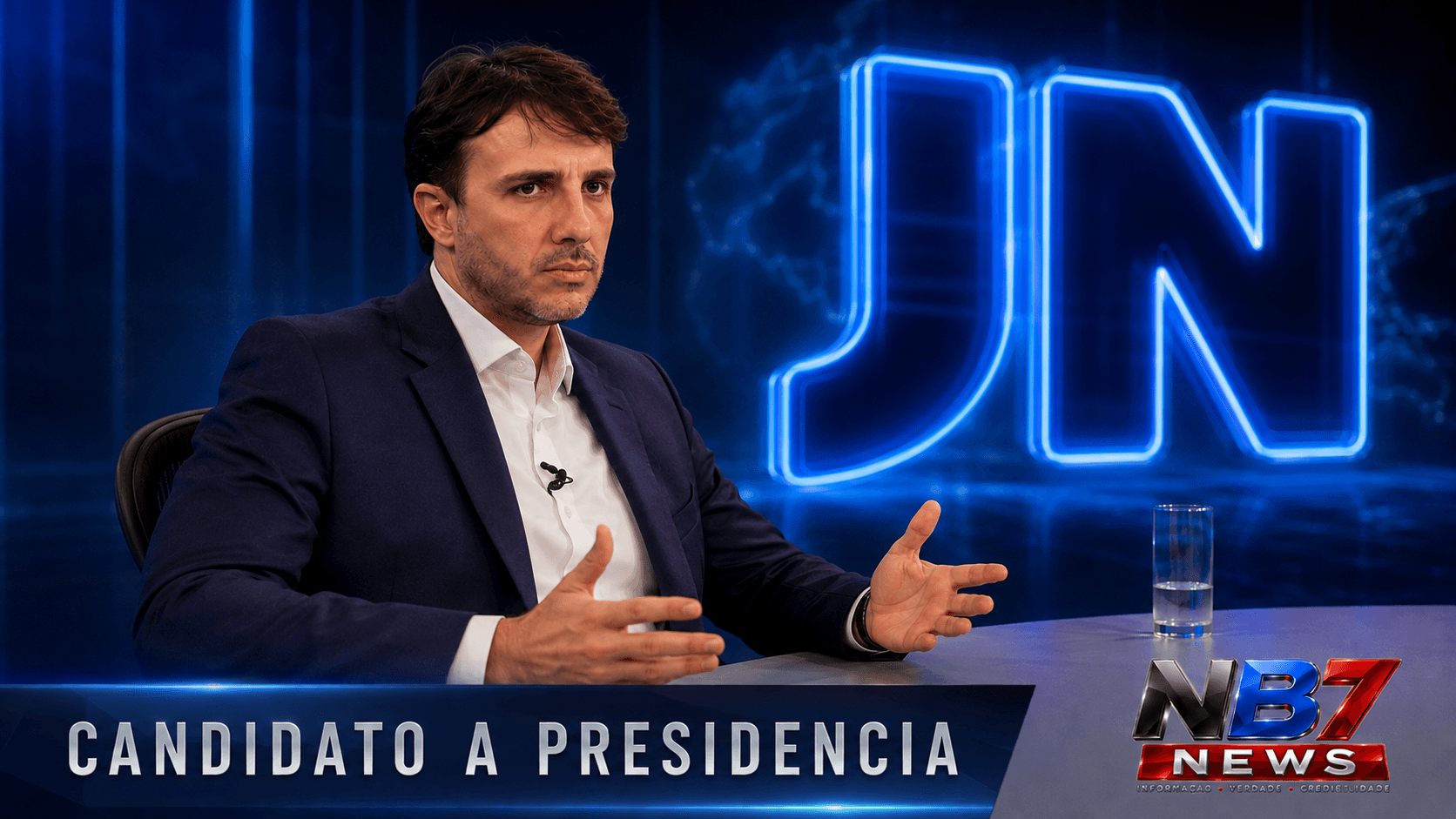 RENAN SANTOS CHAMA ATENÇÃO NO JN: E MOSTRA PREPARO NA SABATINA SOBRE O FUTURO DO BRASIL